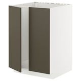 IKEA METOD eviye dolabı HAVSTORP kahverengi-bej - 49558544