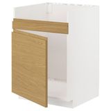 IKEA METOD HAVSEN eviye dolabı VOXTORP meşe görünümlü - 49538693