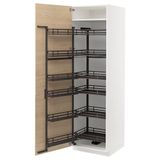 IKEA METOD kiler dolabı ASKERSUND açık dişbudak görünümlü - 19471929