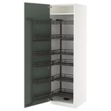 IKEA METOD kiler dolabı NICKEBO mat gri-yeşil - 19565824