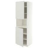 IKEA METOD mikrodalga fırın boy dolabı ASPUDDEN açık gri - 09604576