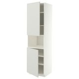 IKEA METOD mikrodalga fırın boy dolabı ASPUDDEN açık gri - 19604887