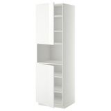 IKEA METOD mikrodalga fırın boy dolabı RINGHULT beyaz - 19467946