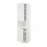 IKEA METOD mikrodalga fırın boy dolabı STENSUND beyaz - 89456015