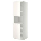 IKEA METOD mikrodalga fırın boy dolabı VEDDINGE beyaz - 39467808