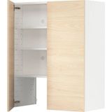 Ikea Metod Mutfak Duvar Dolabı, Askersund Açık Dişbudak Görünümlü, G80X D38.6 x Y100 cm - Aspiratör