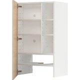 Ikea Metod Mutfak Duvar Dolabı, Aspiratör Dolabı Askersund Açık Dişbudak Görünümlü, G60XY100 cm