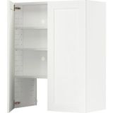 Ikea Metod Mutfak Duvar Dolabı Enköpıng Beyaz Ahşap Görünümlü Aspiratör Dolabı, 80X39X100 cm