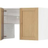 Ikea Metod Mutfak Duvar Dolabı Forsbacka Meşe, Aspiratör Dolabı, G80 x D39 x Y60 cm