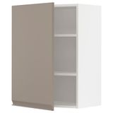 IKEA METOD mutfak duvar dolabı UPPLÖV mat koyu bej - 09491895