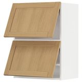 IKEA METOD mutfak yatay duvar dolabı FORSBACKA meşe - 89509373