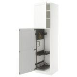 IKEA METOD temizlik dolabı ENKÖPING beyaz-koyu gri - 89574212