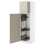 IKEA METOD temizlik dolabı HAVSTORP bej-koyu gri - 99573839