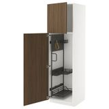 IKEA METOD temizlik dolabı TISTORP kahverengi/ceviz-koyu gri - 09574188