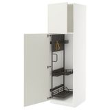 IKEA METOD temizlik dolabı VEDDINGE beyaz-koyu gri - 09573853