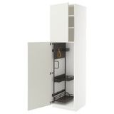 IKEA METOD temizlik dolabı VEDDINGE beyaz-koyu gri - 39573917