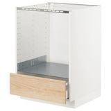IKEA METOD/MAXIMERA ankastre fırın dolabı ASKERSUND açık dişbudak görünümlü - 89216191