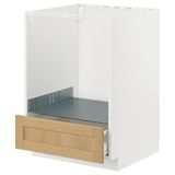 IKEA METOD/MAXIMERA ankastre fırın dolabı FORSBACKA meşe - 09509211