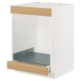IKEA METOD/MAXIMERA ankastre fırın dolabı FORSBACKA meşe - 79509175