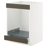 IKEA METOD/MAXIMERA ankastre fırın dolabı HAVSTORP kahverengi-bej - 99558589