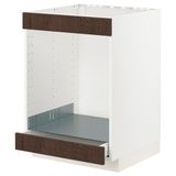 IKEA METOD/MAXIMERA ankastre fırın dolabı SINARP kahverengi - 99404323