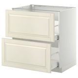 IKEA METOD/MAXIMERA çekmeceli alt dolap BODBYN kırık beyaz - 19104470