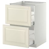 IKEA METOD/MAXIMERA çekmeceli alt dolap BODBYN kırık beyaz - 49104416