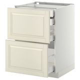 IKEA METOD/MAXIMERA çekmeceli alt dolap BODBYN kırık beyaz - 69104566