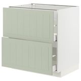 IKEA METOD/MAXIMERA çekmeceli alt dolap STENSUND açık yeşil - 39486190