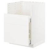 IKEA METOD/MAXIMERA TALLSJÖN eviye dolabı VEDDINGE beyaz - 99550480