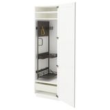 IKEA METOD/MAXIMERA temizlik dolabı ENKÖPING beyaz-koyu gri - 29573687