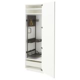 IKEA METOD/MAXIMERA temizlik dolabı RINGHULT beyaz-koyu gri - 59574124
