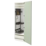 IKEA METOD/MAXIMERA temizlik dolabı STENSUND açık yeşil-koyu gri - 89573712