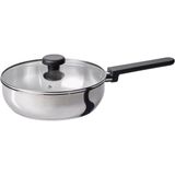 Ikea Middagsmat Cam Paslanmaz Çelik 24 cm Sote Tavası