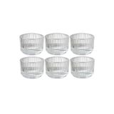 IKEA Mini Boy Reçellik 6 Adet Saydam Cam Yükseklik: 3.5 Cm Çap: 5 Cm