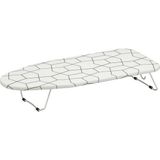 IKEA Mini Seyahat Ütü Masası 73X32X13 cm Çelik Malzeme ile Beyaz Renkli Taşınabilir Tasarım
