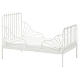 IKEA Mınnen Luröy Beyaz 80x200 cm Uzayabilen Çocuk Karyolası