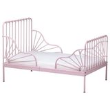 IKEA MINNEN/LINDBADEN uzayabilen çocuk karyolası açık pembe - 00010189