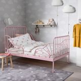 IKEA MINNEN/LURÖY uzayabilen çocuk karyolası açık pembe - 79418806