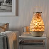 IKEA MISTERHULT abajur bambu - 50437626