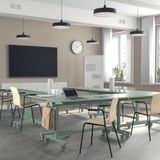 IKEA MITTZON tekerlekli katlanır masa yeşil - 80527951