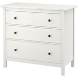 IKEA Modern Beyaz 3 Çekmeceli Şifonyer 108X96 cm - Yatak Odası Kaliteli Dolap - Şık Depolama Çözümü