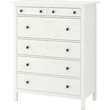 IKEA Modern Beyaz 6 Çekmeceli Şifonyer 108X130 cm - Yatak Odası Kaliteli Dolap - Şık Depolama Çözümü