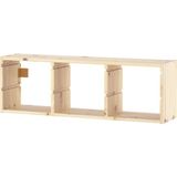 IKEA Modern Beyaz Oyuncak Dolabı 93X30X200 cm - Çocuk Odası Iskandinav Tarzı Sağlam Ahşap Depolama Ünitesi - Modüler Yapı