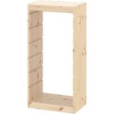 IKEA Modern Beyaz Oyuncak Saklama Ünitesi 44X91X200 cm - Çocuk Odası Iskandinav Tarzı Sağlam Ahşap Depolama Ünitesi - Modüler Yapı
