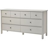 IKEA Modern Gri 8 Çekmeceli Şifonyer 171X50X91 cm - Yatak Odası Kaliteli Dolap - Şık Depolama Çözümü