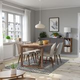 IKEA MÖRBYLANGA yemek masası meşe kaplama-kahverengi - 50386245