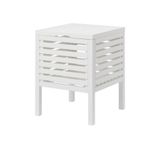 IKEA Muskan saklama gözlü tabure, beyaz, 50cm