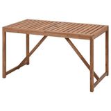 IKEA Nammarö Açık Kahverengi 140x75 cm Yemek Masası