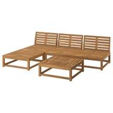 IKEA NAMMARÖ bahçe köşe oturma grubu açık kahverengi - 79607519